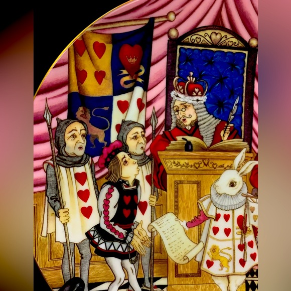 Limoges,  Alice in Wonderland collection Limited Edition, Plate #7 and #8 - Picture 6 of 16